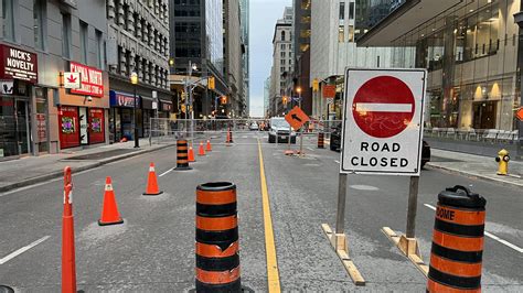 Major downtown intersection shutdown this week for TTC streetcar track work